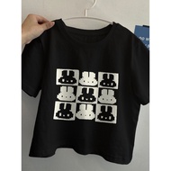 Simple Instant Fashionable~Front Shoulder Short Sleeve Women Summer Pure Cotton Short Unique Small T