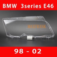 For BMW 3Series E46 98-02 HEADLAMP COVER HEADLIGHT COVER LENS HEAD LAMP COVER ฝาครอบไฟหน้ารถยนต์สำหร
