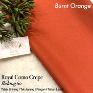 KAIN PASANG TEMA OREN BATA / BURNT OREN KAIN KOSONG SESUAI BUAT BAJU MELAYU BAJU KURUNG