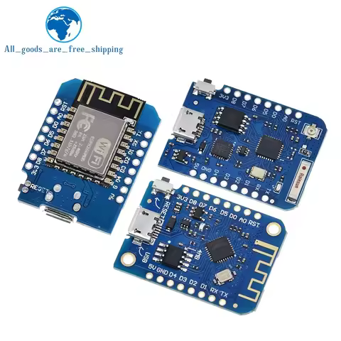 D1 Mini ESP8266 ESP-12 ESP-12F CH340G V2 USB WeMos D1 Mini WIFI Board D1 Mini NodeMCU Lua IOT Board 