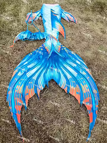 Yun'Er Australia Mamhina Mermaid Tail Swimsuit Skirt Oceanarium Seaside Green Dragon Fish Tail Merma