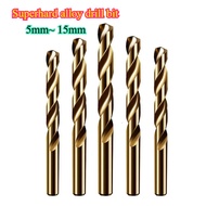 Drill Bit Straight Shank Twist Drill High Speed Steel Hand Electric Drill Superhard Alloy Drill Bit 