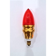 WES LED Candle Bulb E12 3w Red Super Bright Heavy Duty