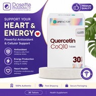 LIFE FACTOR QUERCETIN PLUS COQ10 TABLET FOR HEART, MUSCLES IMMUNE AND ENERGY BOOSTER