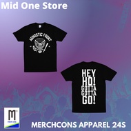 MW44 / AGNOSTIC FRONT TAG MERCHCONS OUTER SIZE DISTRO MUSIC T-SHIRT/