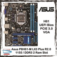 Asus H61 Socket 1155 Motherboard Intel 2nd Gen 3rd Gen H61M-K / H61M-E / P8H61-M LX p8H61-M LX R2.0 