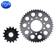 525 15T 45T Motorcycle Front Rear Sprocket Chain Set For Honda CB400 Super Four NC31