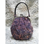 Colorful Kiss Lock Clutch Bag