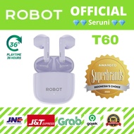 ROBOT T60 Tws Earphone Airbuds Bluetooth 5.3