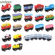 XINLEEN Magnetic Train Toys, Wooden Locomotive Railway Tracks Train, Train Accessories Combinations 