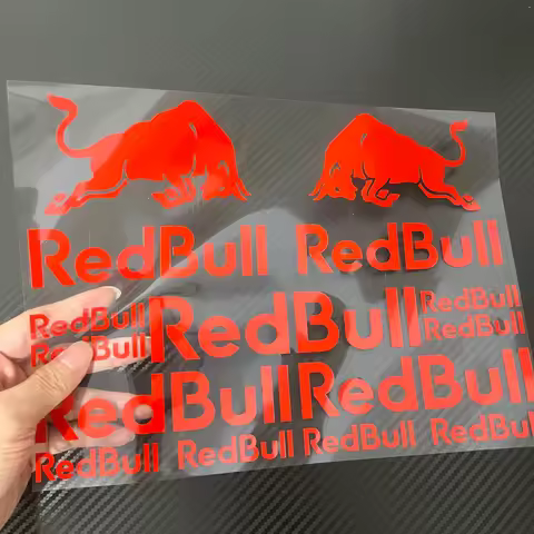 Christmas Red Bull Sticker Motorcycle Tank Helmet Decals