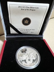 2012 龍年加拿大$15紀念銀幣