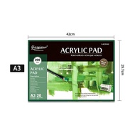 Sổ vẽ sách vẽ màu acrylic sơn dầu khổ A3/A4/A5 của Giorgione – Acrylic Pad