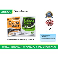 TEN Q EXAM SHEET / 1 SET (5PKT)