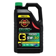 PENRITE ENVIRO C3 น้ำมันเครื่องเพนไรท์ สังเคราะห์ 100% 5W-30 ขนาด 5 ลิตร