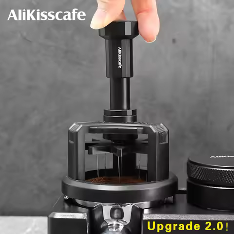 Alikisscafe WDT Tools Rotary Coffee Stirrer Needle Distributor 51mm 54mm 58mm Delonghi Breville Espr