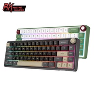 RK ROYAL KLUDGE RKR65  GreenSand Gasket Wired Hot Swapple Mechanical Keyboard