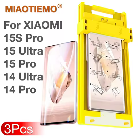 3Pcs For XIAOMI 15S 15Ultra 14Ultra 15Pro 14 15 Ultra Screen Protector No Dust Positioning With Inst