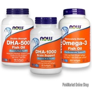 NOW Foods, DHA-500 with 250 EPA and 1000 mg DHA-120 / 180 EPA Molecularly Distilled Omega-3 Fish Oil