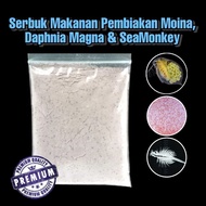 [30g X 5pack] Water Flea Powder, Water Flea Food, moina, daphnia magna, seamonkey