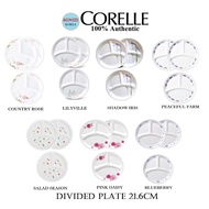 CORELLE Divided Plate 21.6 3 Piece Set