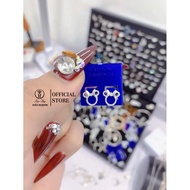 Silver meky mouse earrings HHJ