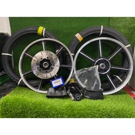 SPORT RIM KAWASAKI GTO COMBO SET PNP RXZ *TAYAR FKR HT200*TUBE*SPEEDO CABLE*SPEEDO METER*COLLAR SET*