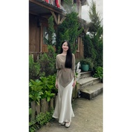 HAPPY LINEN | H09 Sweater with Silk Skirt