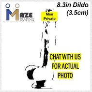 [MAZE TRADING] 8.3inch (3.5cm Diameter) Realistic Dildo Strap On Dildo Wall Mount Dildo Fake Dildo S