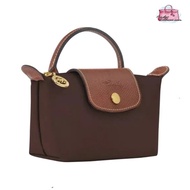 (CHAT BEFORE PURCHASE)NEW AUTHENTIC LONGCHAMP LE PLIAGE POCHETTE POUCHES &amp; COSMETIC BAGS 34175 089 P81/ L34175 BROWN