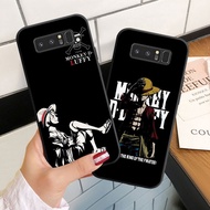 Casing For Samsung Galaxy Note 8 9 10 Lite Plus Soft Silicone Phone Case Cover Black One Piece