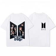 [ada stok] Baju-T Keluara BTS Y2K Print, Kasual, Bernafas, Lengan Pendek, Beraya, Bertema Kpop BT21,