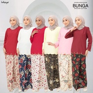 LAHOYA • Baju Kurung BUNGA • Baju Kurung Kedah Sulam Cotton • Baju Kurung Plain Kain Corak Bunga