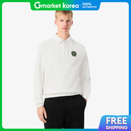 Lacoste | เสอสเวตเชตแมนทแมน SH8323 55N70V เสอฮดแมนทแมนผชาย คอปกพรอมตราสญลกษณ