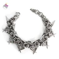 RU Punk Grunge Ro Rivet Bracelet Cool Niche Bracelet Goth Charm Jewelry Hip Hop Accessories n