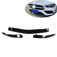 3-PCS Splitter Front Lip Bumper Parts For Mercedes Benz CLA Class W118 Coupe C118 Sport Line body ki