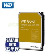 【金標】WD 16TB(WD161KRYZ) 3.5吋/7200轉/SATA3/512MB/五年保固