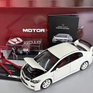 Diecast 1:18 Scale Honda civic FD2 with Extra Engine Model Car Limited Edition Product 999 Unit