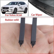 2Pcs Car Wiper Refill Rubber Strip For Volvo XC60 S60 V60 2018 2019 2020 2021 Accessories
