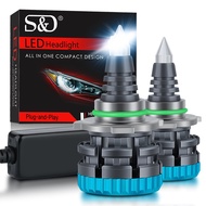 Newest Quartz Glass H7 LED Headlight Bulbs 9012 9005 9006 HB3 HB4 H11 H8 LED Car Lights Projector La