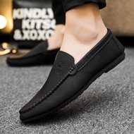 COD kasut hantaran lelaki tomaz loafer2023Beanie Fesyen Baharu Lelaki SMusim Panas Kulit Kasual Brit