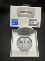 低至5折！LG Tone Free HBS-FN7 earphones 真無線藍牙耳機 主動式降噪  紫外線殺菌 時尚現代白