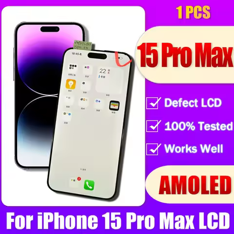 Defect 6.7" LCD For iPhone 15 Pro Max Lcd Touch Screen Digitizer Assembly For iPhone 15ProMax A2849 