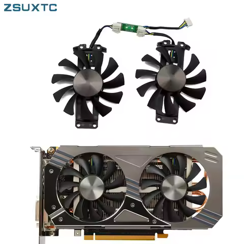 GA81S2U 75mm 4Pin GTX 960 Cooler Fan For ZOTAC GTX960 、 4G PCI-EDC Graphics Video Card Cooling Fan