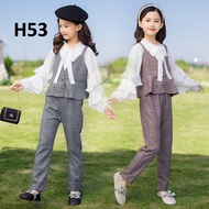 KATUN H53 3in1 Zea Girlset GIRLS' SUITS IMPORTED COTTON KOREAN STYLE 5 YEARS 6 YEARS 7 YEARS 8 YEARS
