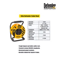 DEFENDER 10M 15M 20M 30M 50M Industrial Extension Cable Reel Wire Reel Extension Reel