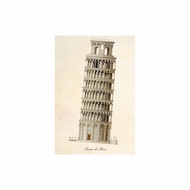 義大利 IFI 明信片 比薩斜塔