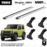 HITAM Suzuki Jimny Sierra 2018- Thule Wingbar EVO footpack 9512 Black