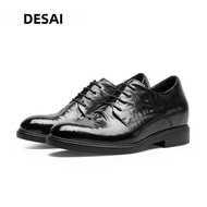 DESAI | Breathable Comfortable Increase Height Business Dress Shoes