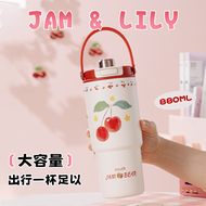 Dilber แก้วน้ำสแตนเลส 316 ความจุขนาดใหญ่ แก้วน้ำรักษาความร้อน แก้วน้ำสำหรับเดินทาง แก้วน้ำสำหรับผู้ห